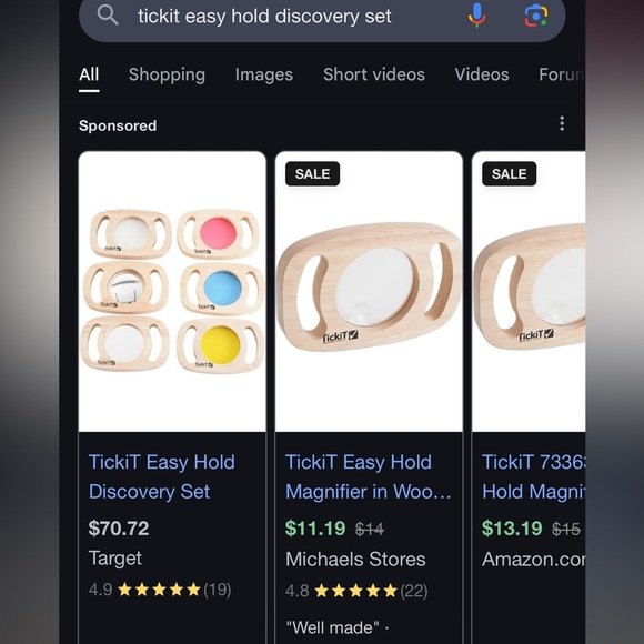 TickiT easy hold discovery set natural safe wooden toys heirloom - Picture 2 of 11